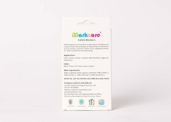 품질 푸드 아트 식용 마커 펜 여러 색상 쿠키 사탕 장식용 공장